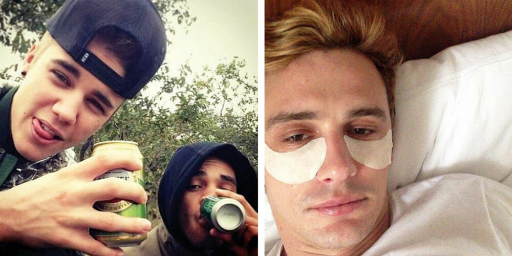 HOT Å SE USEXY UT: Både Bieber og James Franco har kastet seg på trenden.