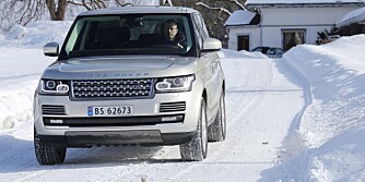 LUKSUSDYR: Range Rover TDV6. FOTO: Terje Bjørnsen