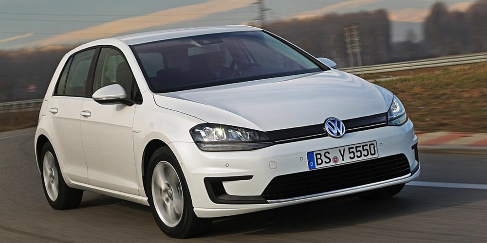 EL-GOLF: Den oppgitte rekkevidden på elektriske Golf er noe bedre enn enkelte av konkurrentene. FOTO: VW