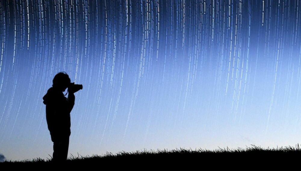 STJERNESPOR: Klarvær og en porsjon tålmodighet må til om du skal fotografere stjernenes bevegelser på himmelen.