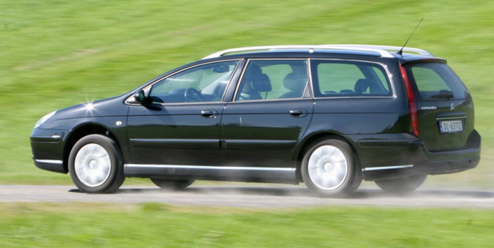 PLASS: Citroën C5 er super som familietransport. FOTO: HM Arkiv