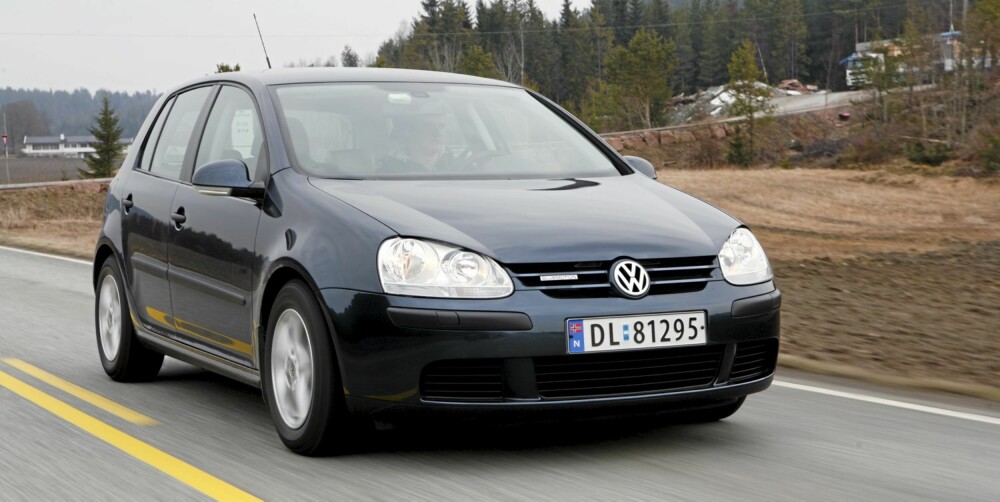 BRA STANDARD: VW Golf V er blant de beste fra midten av 2000-tallet.