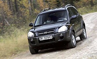 HYUNDAI TUCSON: Flere feil enn gjennomsnittet, i likhet med sin nære slektning Kia Sportage. FOTO: Egil Nordlien, HM Foto HYUNDAI TUCSON: Flere feil enn gjennomsnittet, i likhet med sin nære slektning Kia Sportage. FOTO: Egil Nordlien, HM Foto