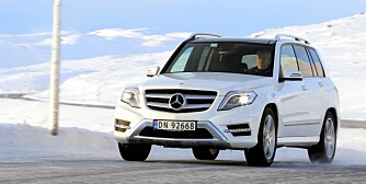 MERCEDES GLK: Kantete, men god tysker. FOTO: Petter Handeland