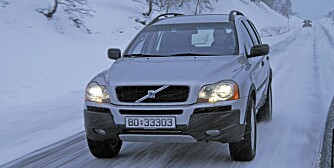 VOLVO XC90: Parkeringsbremsen holder ikke. FOTO: Terje Bjørnsen