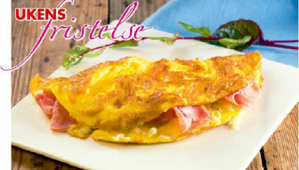 En fristende omelett faller alltid i smak!