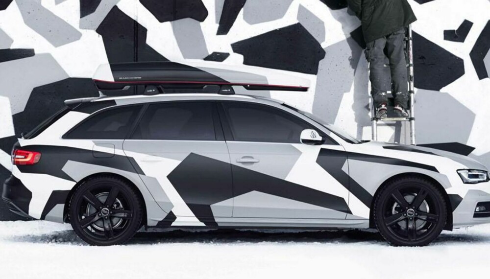 OLSSON SPESIAL: Jon Olsson Camo Edition kommer i kun 50 eksemplarer. FOTO: Audi OLSSON SPESIAL: Jon Olsson Camo Edition kommer i kun 50 eksemplarer. FOTO: Audi