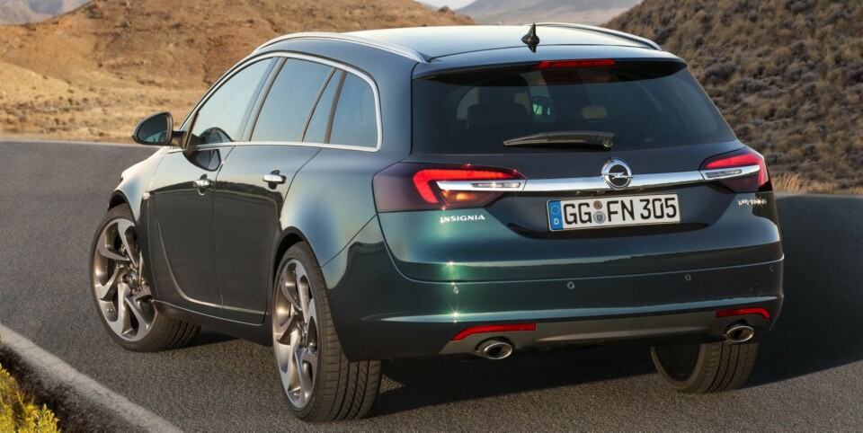 OPPGRADERT: Opel Insignia. FOTO: Axel Wierdemann
