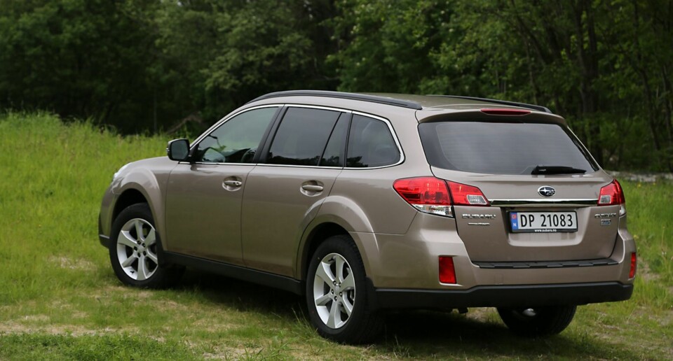OUTBACK: Subaru Outback. FOTO: Terje Bjørnsen