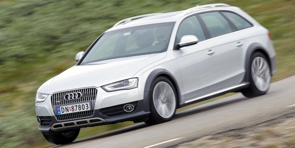VINNER: Audi A4 Allroad er testens klar vinner: FOTO: Petter Handeland VINNER: Audi A4 Allroad er testens klar vinner: FOTO: Petter Handeland