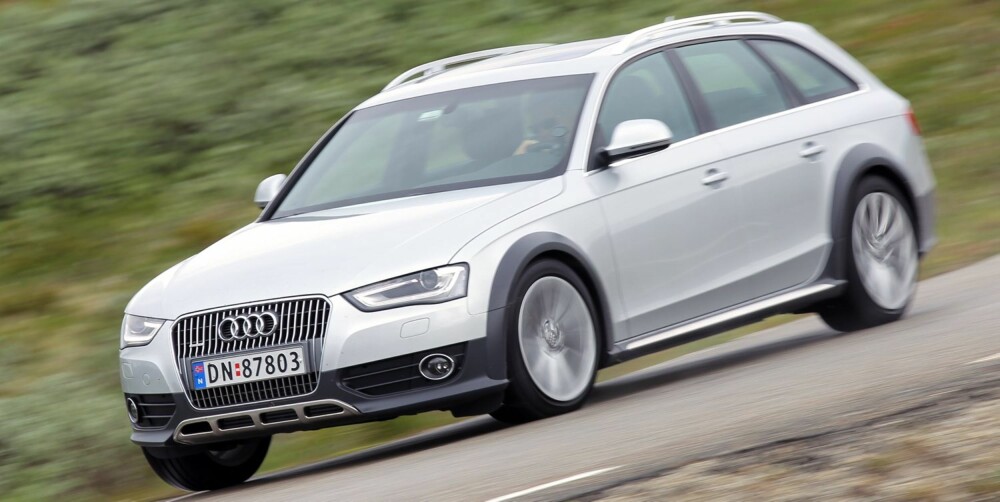 VINNER: Audi A4 Allroad er testens klar vinner: FOTO: Petter Handeland