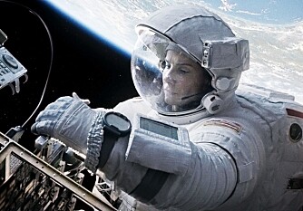 Astronaut: For rollen i «Gravity» kan Sandra Bullock vinne sin andre Oscar-statuett for beste kvinnelige hovedrolle. Filmen er også nominert til årets beste film.