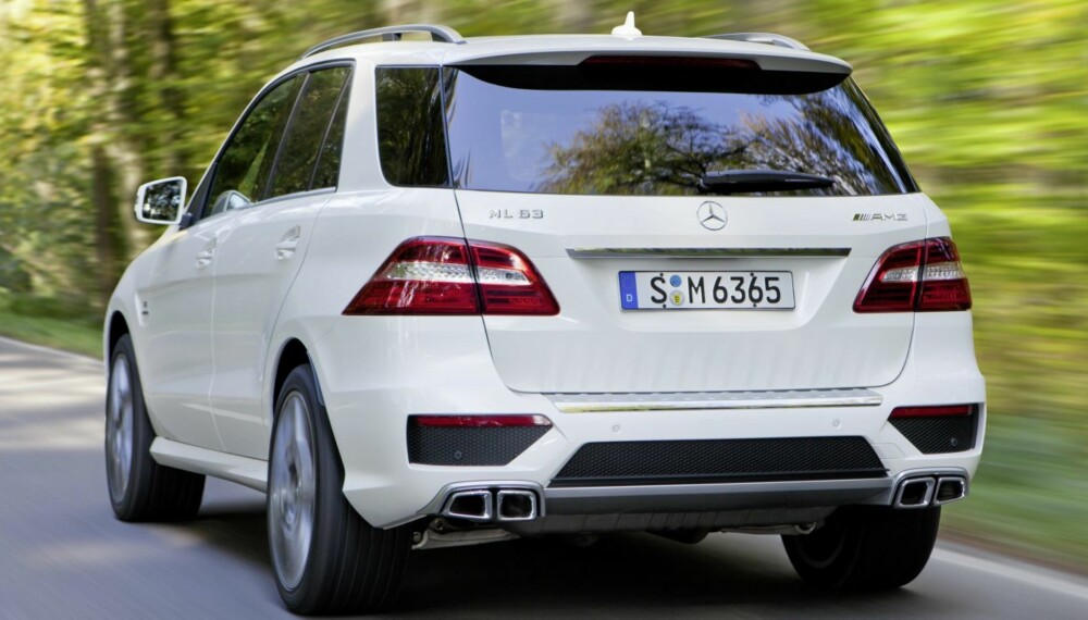 RÅSKINN: 532 hk og 700 Nm gjør dette til en SUV i superbilklassen. FOTO: Daimler AG RÅSKINN: 532 hk og 700 Nm gjør dette til en SUV i superbilklassen. FOTO: Daimler AG