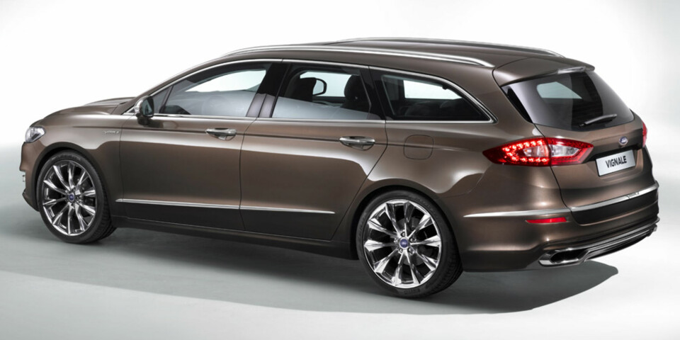 KOMMER SNART: Dagens Ford Mondeo blir snart erstattet av en helt ny Mondeo. Sportslige kjøreegenskaper og god plass har vært blant Mondeos sterke sider.