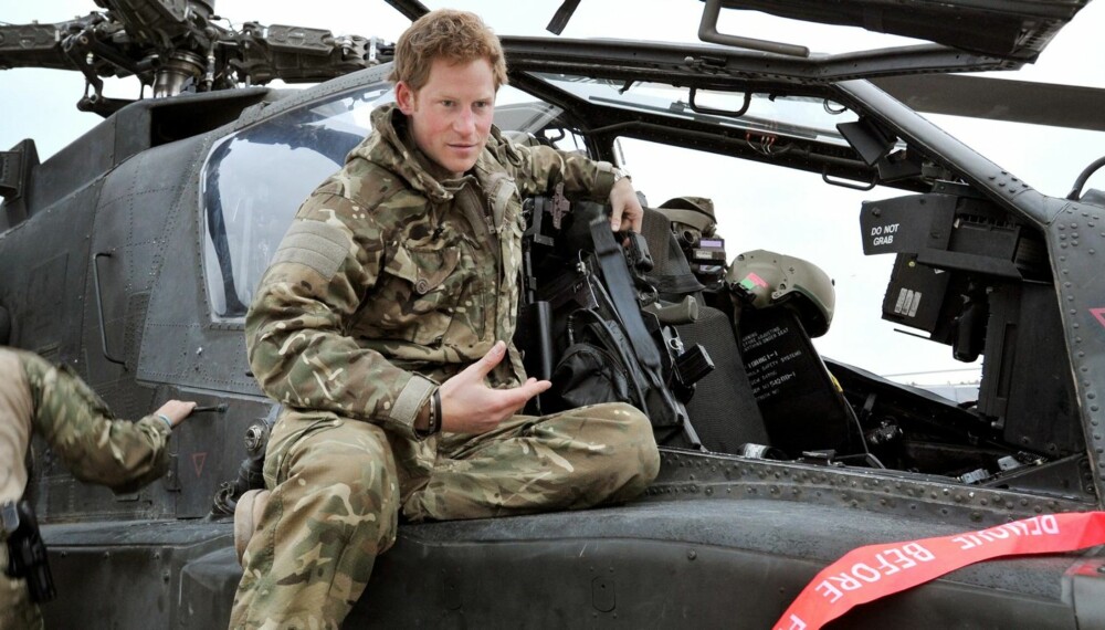 SKULLE DREPES: Prins Harry har tjenestegjort som blant annet helikopterpilot i Afghanistan, noe som har medvirket til å gjøre ham til et terrormål.