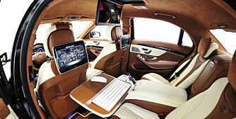 S-KLASSE: iBusiness basert på S-klasse. FOTO: Brabus S-KLASSE: iBusiness basert på S-klasse. FOTO: Brabus