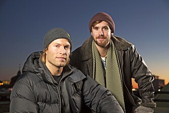 Radarpar: Stian Blipp var reporter sammen med Andreas Ygre Wiig under snowboard-konkurransene under OL i Sotsji.