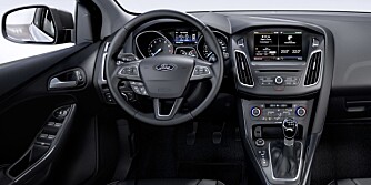 PENERE: Førermiljøet i nye Ford Focus ser langt bedre ut enn i dagens versjon.
