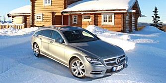 PUR LUKSUS: Mercedes CLS 4Matic Shooting Brake er ei dyr og deilig stil-stasjonsvogn. FOTO: Petter Handeland