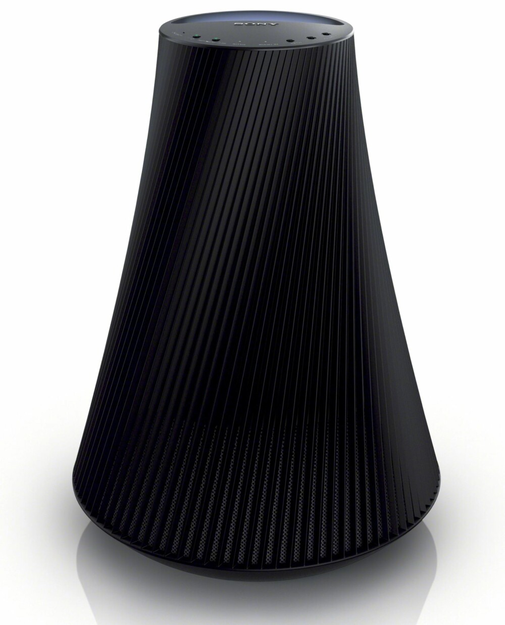 BLOMSTEROPOTTE: Sony SA-NS 510 kan nesten forveksles med en vase, men ikke la deg lure. Her får du god lyd.
