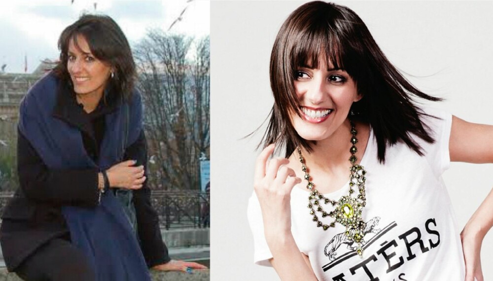FØR OG ETTER: Til venstre: Sånn så Leyla ut før Kamilles makeover. Til høyre: Resultatet ble strålende!