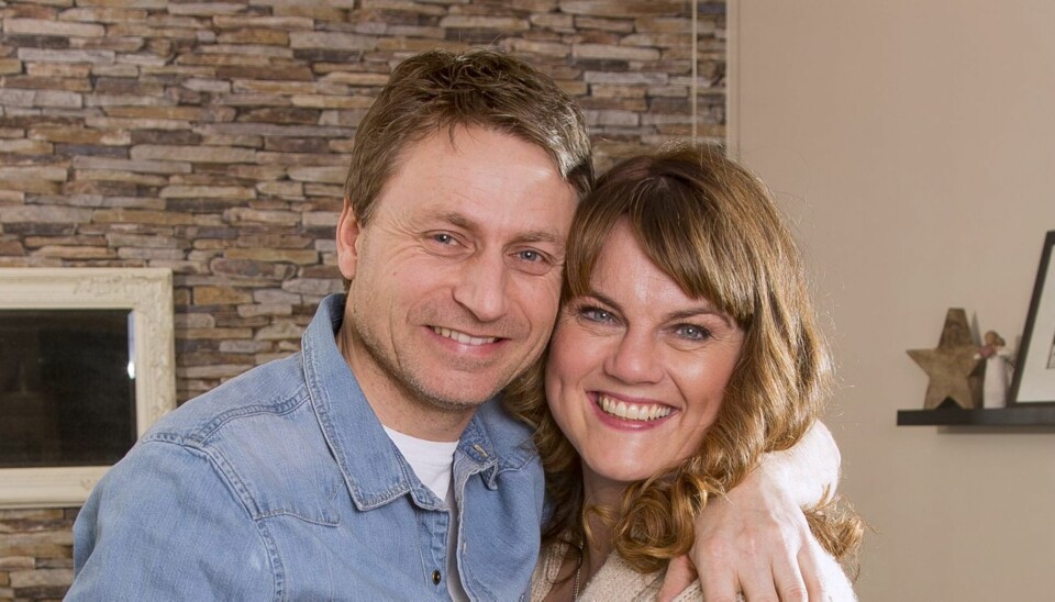 PAR I HJERTER: Espen og Vibeke har alltid et smil på lur. Akkurat som for 20 år siden elsker de å tulle og le sammen.