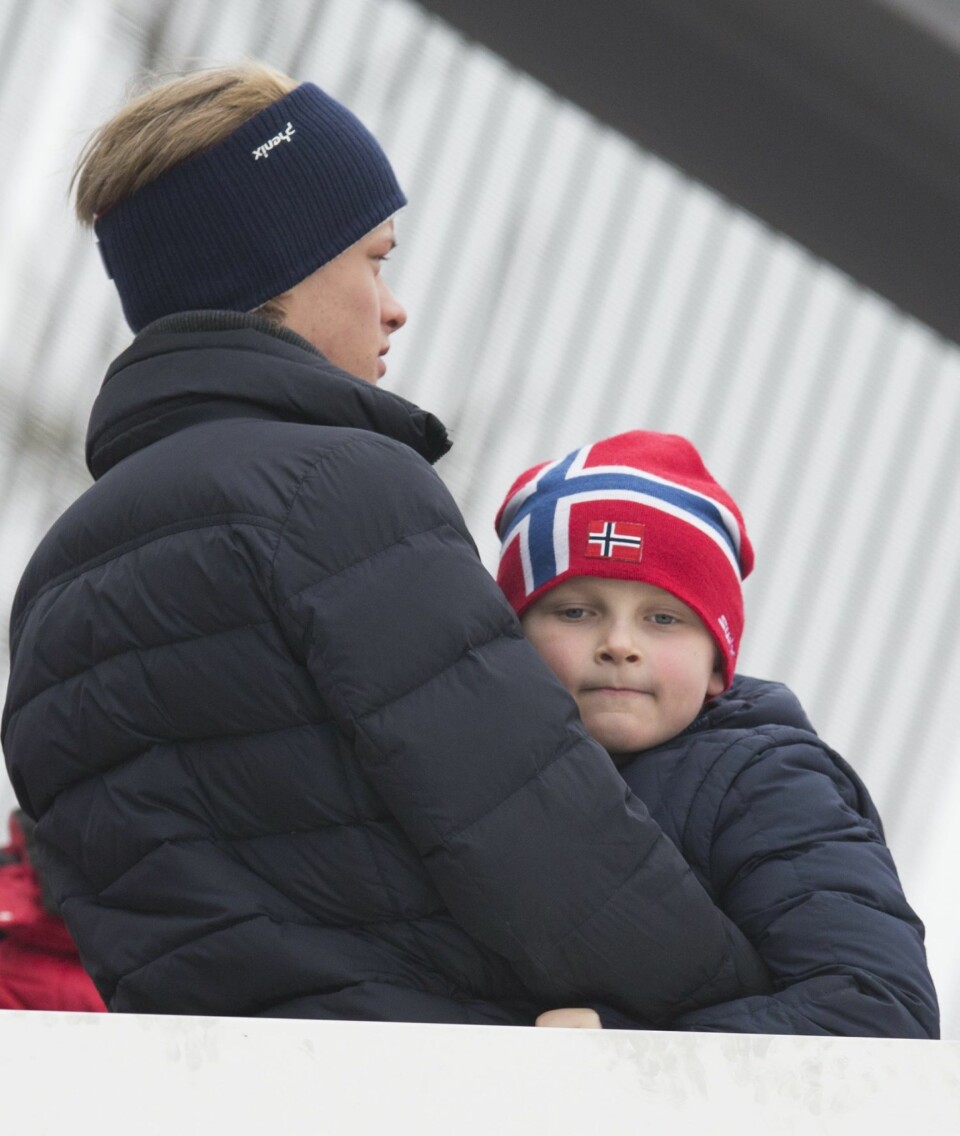 NÆRT FORHOLD: Marius og Sverre Magnus har et nært forhold, og det er ingen tvil om at prinsen ser opp til sin storebror.
