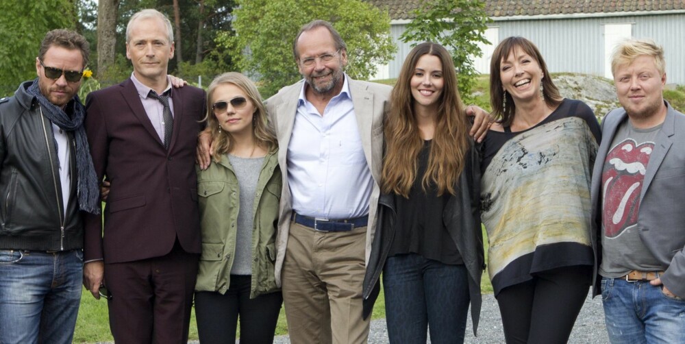 HVER GANG VI MØTES: Morten Abel var tidligere med i TV 2-serien. Her med Magnus Grønneberg, Lene Marlin, Ole Paus, Marion Ravn, Anita Skorgan og Kurt Nilsen.. (Foto: TV 2)