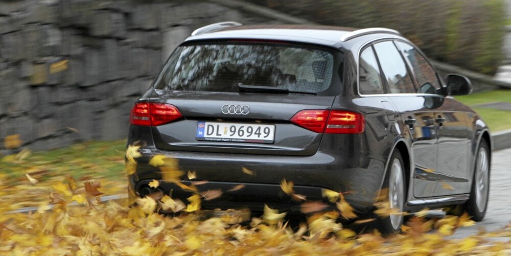 MØNSTERBIL: I flere år på rad har Audi A4 vært blant bilen med færrest feil i Dekras kontroller. FOTO: Egil Nordlien