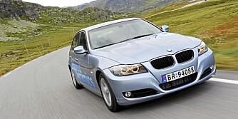 BMW 3-SERIE: Lite plass, men mye moro. FOTO: Egil Nordlien, HM Foto
