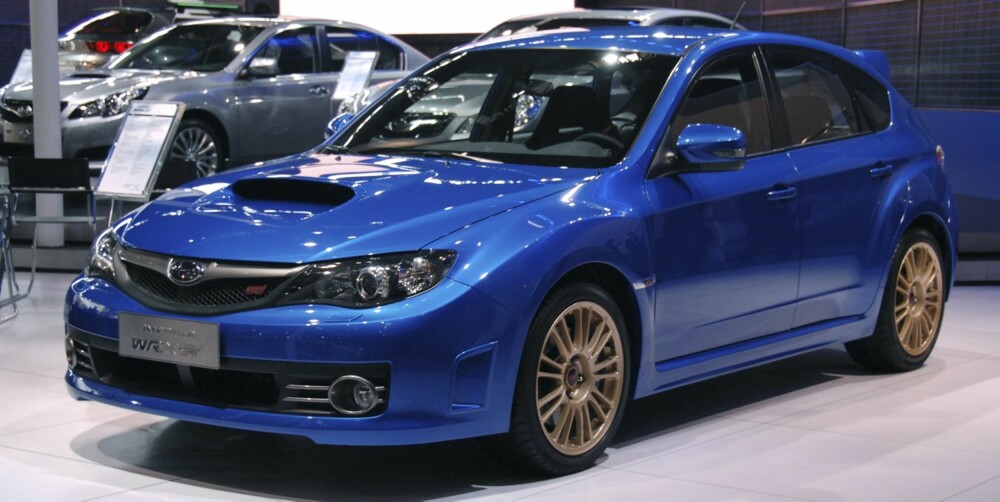KOMBI: Subaru Impreza WRX STI i kombiversjon. FOTO: Subaru
