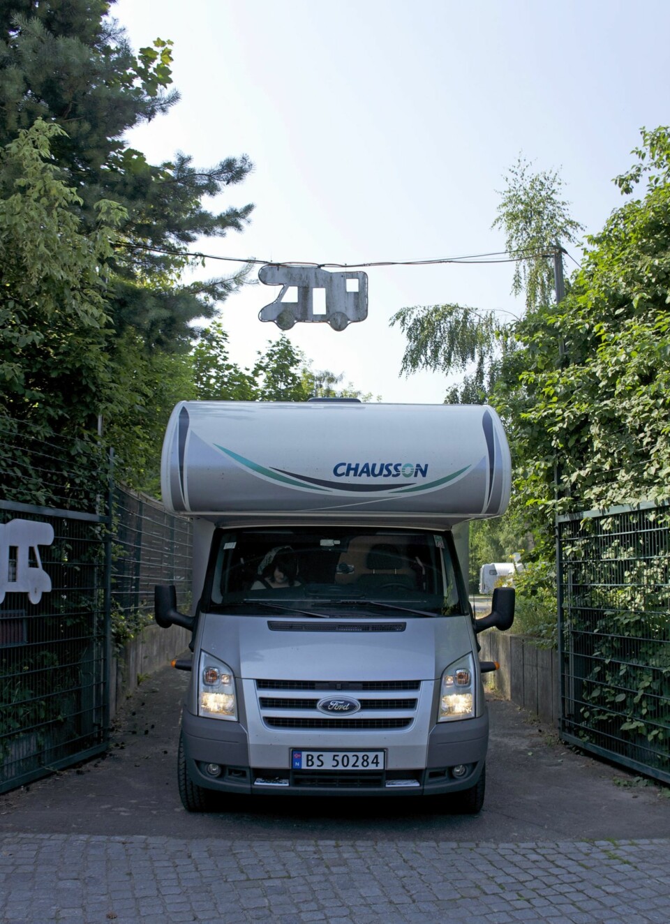 NEPPE TILBAKE: Et smule makabert opphold på en campingplass i Berlin er over. FOTO: Geir Svardal