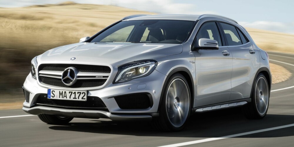 NISJE-FEST: Mercedes i Norge omtaler Mercedes GLA som en SUV. Da er i tilfelle AMG-versjonen blant de råeste SUV-ene du får. NISJE-FEST: Mercedes i Norge omtaler Mercedes GLA som en SUV. Da er i tilfelle AMG-versjonen blant de råeste SUV-ene du får.
