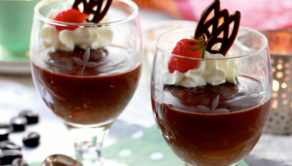 Prøve en deilig, hjemmelaget sjokoladepudding og se om ikke dine kaffegjester lar seg friste!
