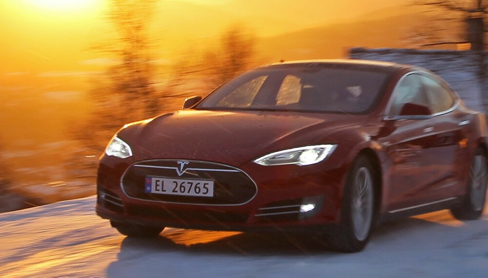TESLA MODEL S: Siden oktober i fjor er det solgt 3234 Tesla Model S i Norge.