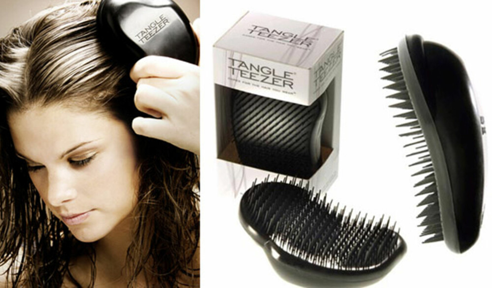 TANGLE TEEZER: Denne lille dingsen er perfekt for å gre ut floker med. TANGLE TEEZER: Denne lille dingsen er perfekt for å gre ut floker med.
