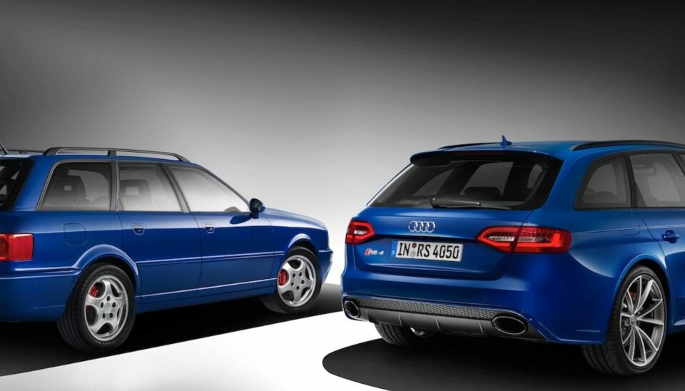 Audi feirer RS2 med spesiell RS4