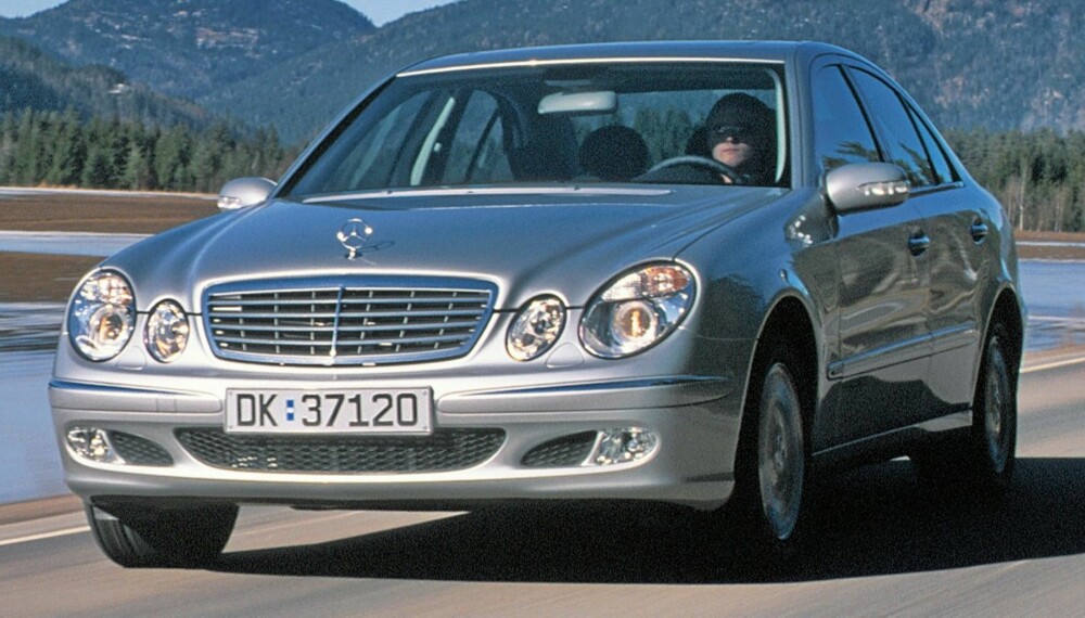 BEST: Forrige generasjon Mercedes E-klasse kommer best ut av NAFs stoppstatistikk. Foto: Terje Bjørnsen