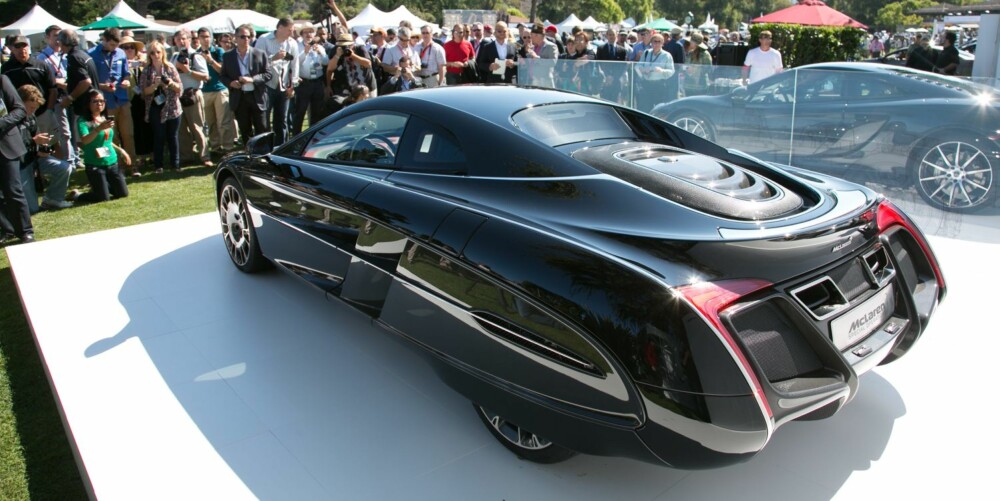 BATMOBIL: One-off superbilen McLaren X-1. Foto: Newspress