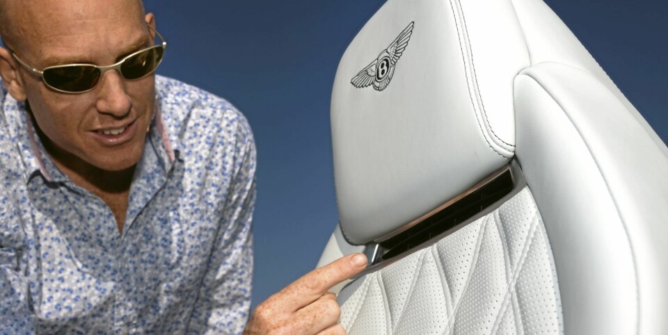 SKJERF: Halsvarmeren er ny, og blåser varm luft ut her