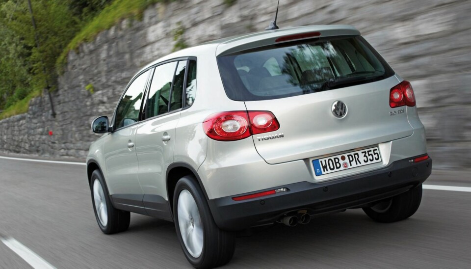 KVALITET: VW Tiguan kommer svært godt ut i Dekras siste kvalitetsrapport. Foto: HM Foto