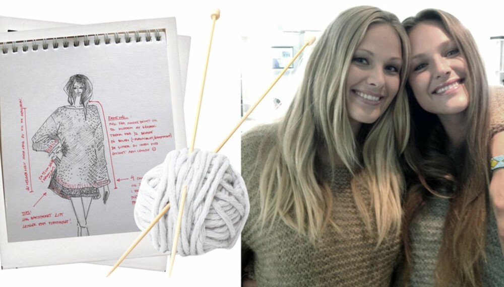 MAMMAS STØRSTE FANS: Skappel-søstrene Maria Skappel Holzweiler og Marthe Skappel iført mamma Dorthes superpopulære strikkegenser. MAMMAS STØRSTE FANS: Skappel-søstrene Maria Skappel Holzweiler og Marthe Skappel iført mamma Dorthes superpopulære strikkegenser.