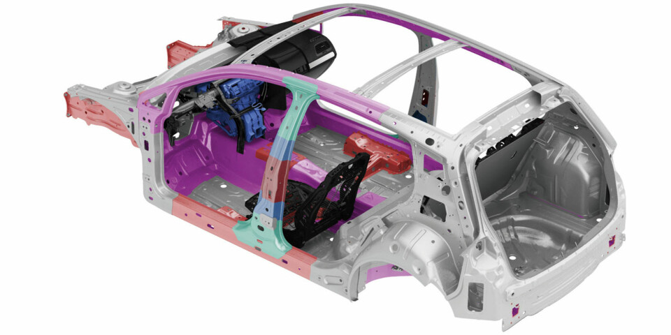 SLANKET: Ny produksjonsteknikk og smartere materialbruk har slanket grunnstrukturen i nye VW Golf med nesten 40 kilo.