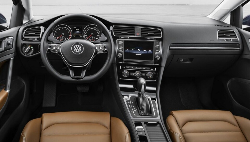 KJENT: Interiørdesignet er typisk VW, med fler og mer avanserte utstyrsdetaljer enn forgjengeren.
