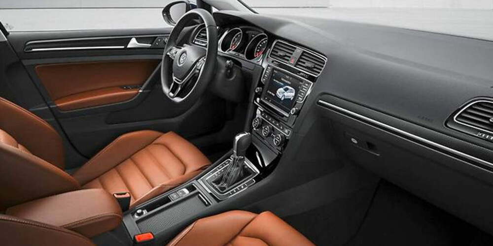 FORSPRANG: VW ønsker å ha nesa foran i kompaktklassen. Både teknisk og designmessig. Da det visuelle inntrykket av interiøret viktig.