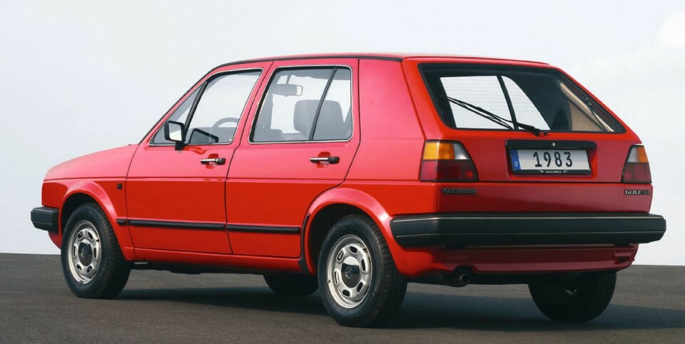 Andre generasjon VW Golf (1983-1991).