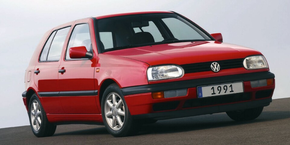 Tredje generasjon VW Golf (1991-1997)