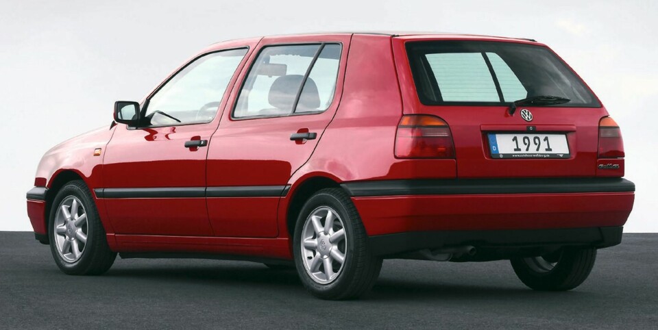 Tredje generasjon VW Golf (1991-1997)