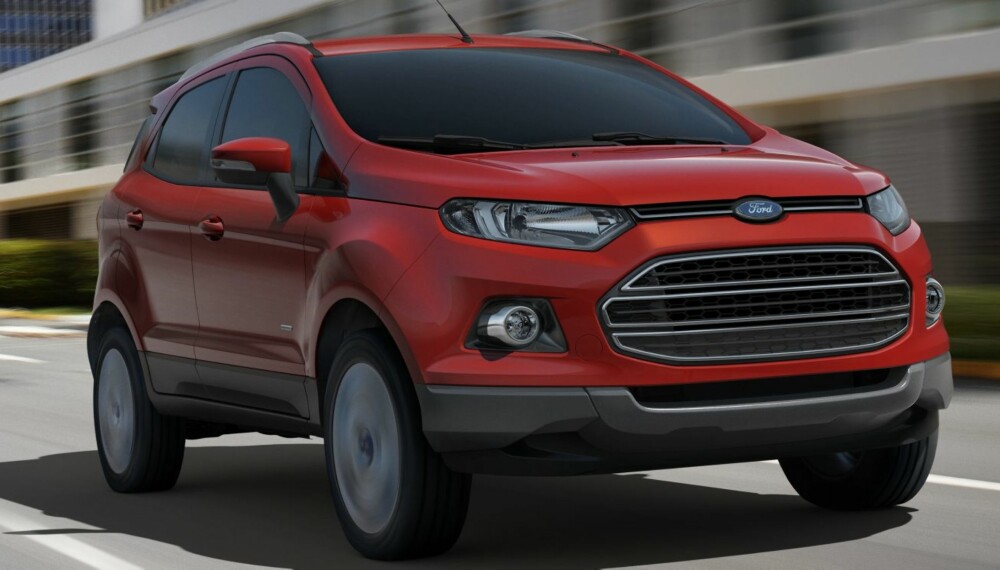 MOKKA-KONKURRENT: Mini-SUV-en Ford EcoSport kommer til Norge en gang i løpet av de neste 18 månedene. Foto: Ford