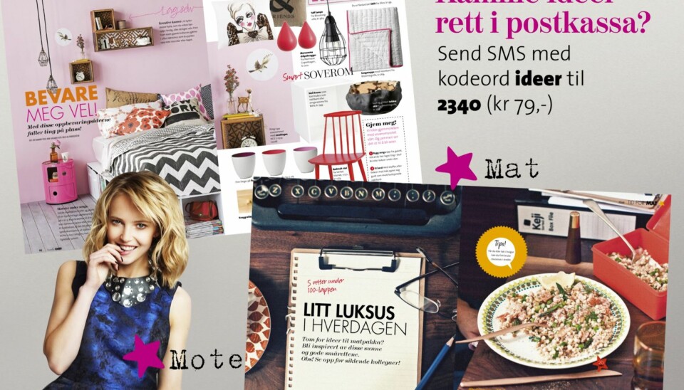 ER DU KREATIV?: Da har vi et nytt blad smekkfullt med ideer til deg.